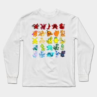 A Rainbow of Neopets Long Sleeve T-Shirt